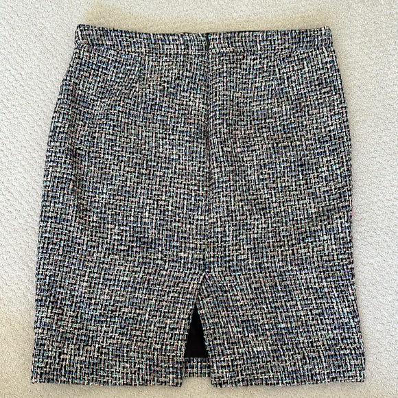 I.Crew multi-color boulce pencil skirt size 12 - Picture 2 of 5